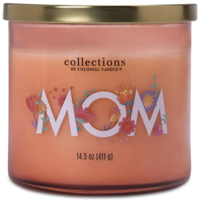 Colonial Candle Mother's Day soy scented candle in glass 3 wicks 14.5 oz 411 g - Mom