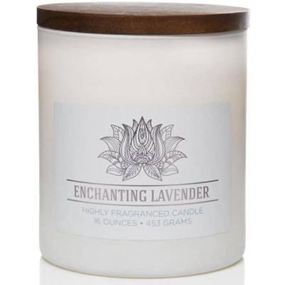 Colonial Candle świeca zapachowa sojowa w szkle naturalna 16 oz 453 g - Enchanting Lavender