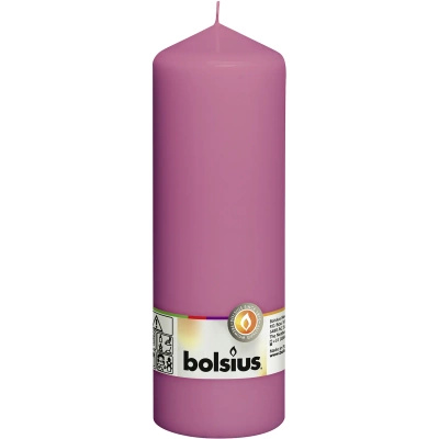 Bolsius stump candle 200/68 mm - Pink