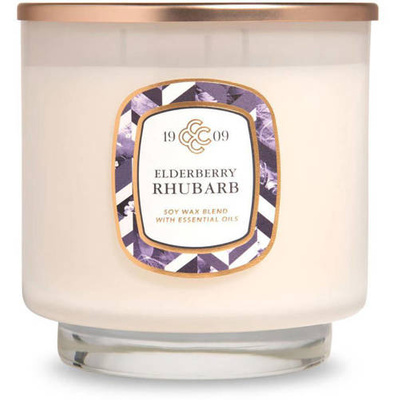 Luxurious scented candle Elderberry Rhubarb Colonial Candle