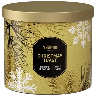Natuurlijke kerst geurkaars Candle-lite Everyday 396 g - Christmas Toast