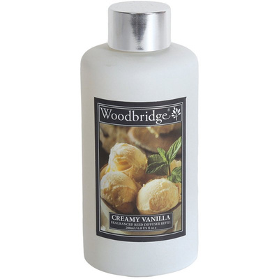Navulling geurstokjes vanille Woodbridge 200 ml - Creamy Vanilla