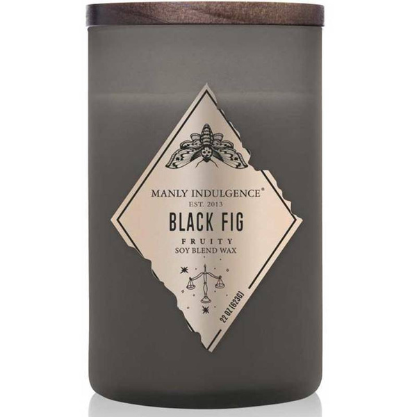 Soja geurkaars voor heren Black Fig Colonial Candle