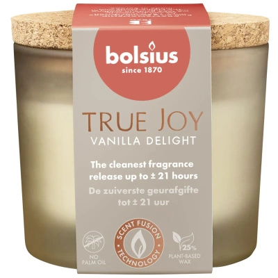 Bolsius True Joy geurkaars 66/83 mm - Vanilla Delight