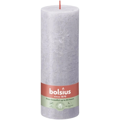 Bolsius Rustic vela tronco 190/68 mm - Lavanda esmerilado