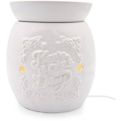 Electric wax burner with removable bowl Boro - White