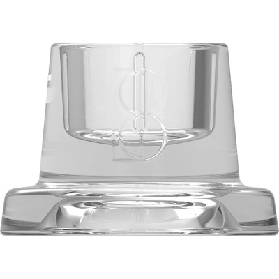 Bolsius bougeoir en verre 58/40 mm - Transparent