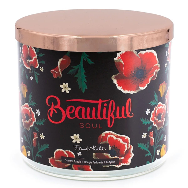 Świeca zapachowa w szkle Frida Kahlo 400 g - Beautiful Soul