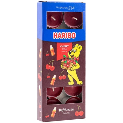 Haribo bougies chauffe-plats parfumées 10 pièces - Cherry Cola