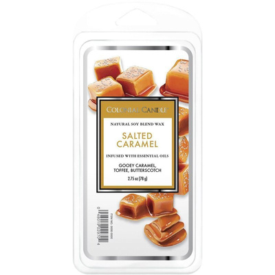 Colonial Candle Classic cire parfumée au soja fondant 77 g - Salted Caramel