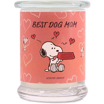 Peanuts Snoopy doftljus i glas 250 g - Best Dog Mom