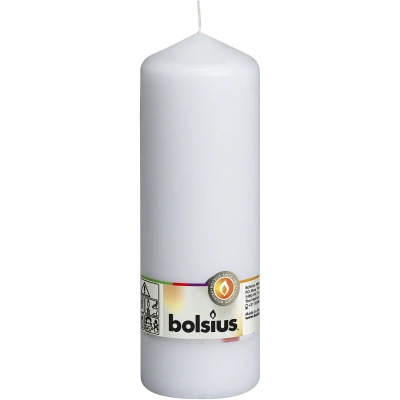 Bolsius trunk candle 200/68 mm - White