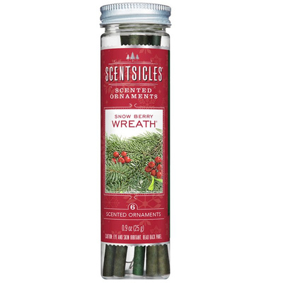 Scentsicles Julgransdoftpinnar Snöbärskrans 6 st - Snow Berry Wreath