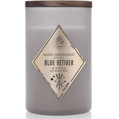 Candela di soia profumata per lui Blue Vetiver Colonial Candle