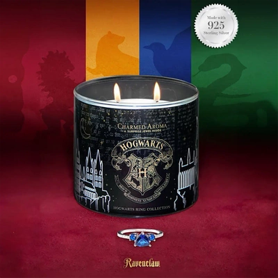 Charmed Aroma świeca z biżuterią Harry Potter Hogwart Ravenclaw Pierścionek