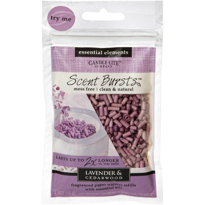 Fragranced paper Scent Bursts Candle-lite Essential Elements - Lavender Cedarwood