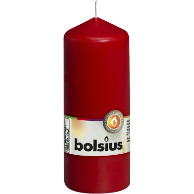 Bolsius bougie de souche 150/58 mm - Rouge