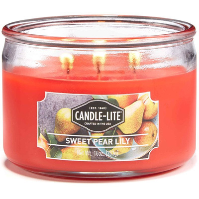 Candela profumata naturale 3 stoppini Candle-lite Everyday 283 g - Sweet Pear Lily