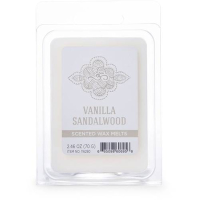 Colonial Candle scented soy wax melt Wellness 2.46 oz 70g - Vanilla Sandalwood