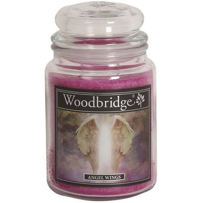 Bougie parfumée en verre grand ange Woodbridge - Angel Wings
