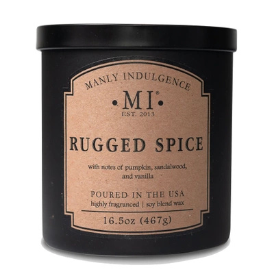 Świeca zapachowa sojowa Colonial Candle Manly Indulgence Classic 467 g - Rugged Spice