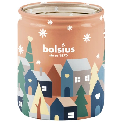 Bolsius True Glow Christmas Scented Candle 82/68 mm - Silent Night