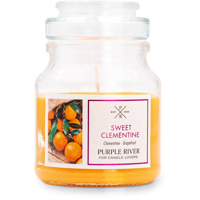 Soja geurkaars Sweet Clementine Purple River 113 g