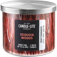 Scented candle natural 3 wicks Candle-lite Everyday 396 g - Sequoia Woods