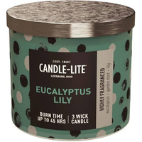 Naturalna świeca zapachowa 3 knoty Candle-lite Everyday 396 g - Eucalyptus Lily