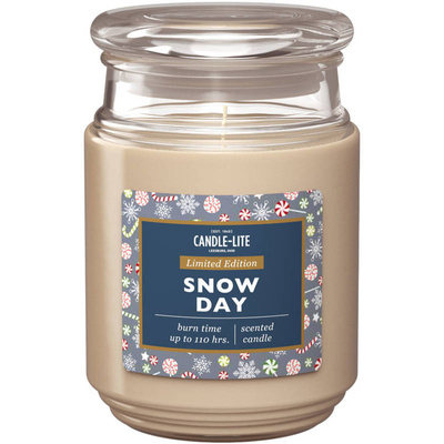 Natuurlijke kerst geurkaars Candle-lite Everyday 510 g - Snow Day