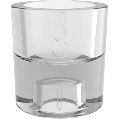 Bolsius bougeoir 2 en 1 pour bougies à pique et bougies chauffe-plat - Transparent