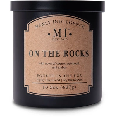 Świeca zapachowa sojowa Colonial Candle Manly Indulgence Classic 467 g - On the Rocks