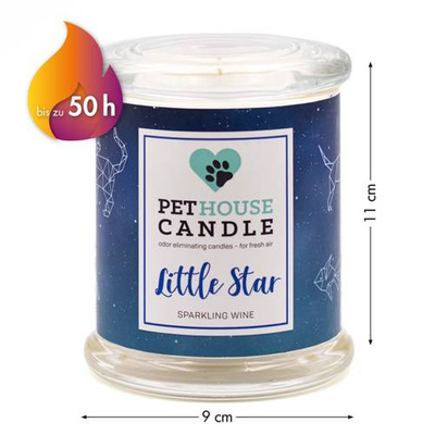 Soja geur neutraliserende kaars PetHouse - Little Star