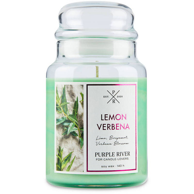 Soja geurkaars Lemon Verbena Purple River 623 g