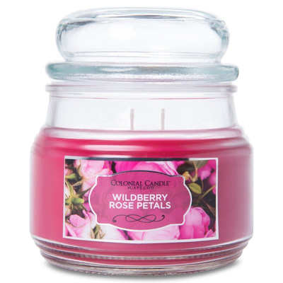 Roze geurkaars Colonial Candle - Wildberry Rose Petals