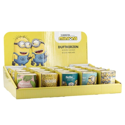 Geurkaarsen Minions display - 20 x 110 g