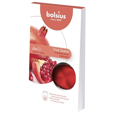 Bolsius True Scents cera perfumada 6 piezas - Granada