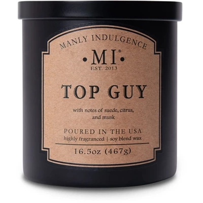 Vela de soja aromática Colonial Candle Manly Indulgence Classic 467 g - Top Guy