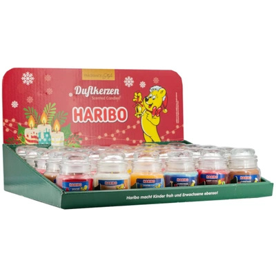 Świece zapachowe Haribo świąteczny display 30 x 85 g - Winter 1