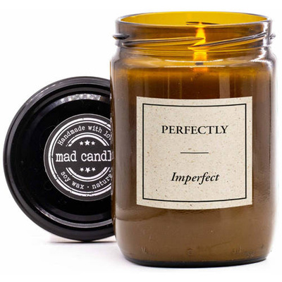 Подарочная свеча соя ароматный Mad Candle 360 гр - Perfectly Imperfect
