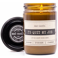 Candela regalo soia fragrante Mad Candle 360 g - I´d Quit My Job