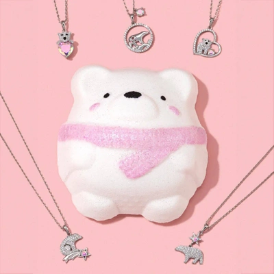 Necklace bath bomb Charmed Aroma - Polar Bear