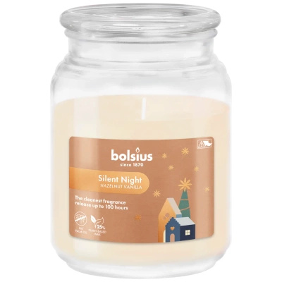 Bolsius Bougie parfumée de Noël True Glow 135/100 mm Silent Night