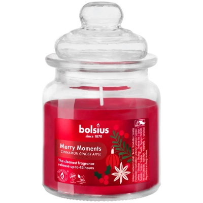 Bolsius True Glow kerst geurkaars 129/79 mm Merry Moments
