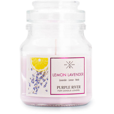 Purple River candela di soia profumata 113 g - Lemon Lavender