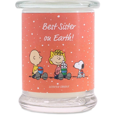 Peanuts Snoopy scented candle in glass 250 g - Best Sister on Earth!