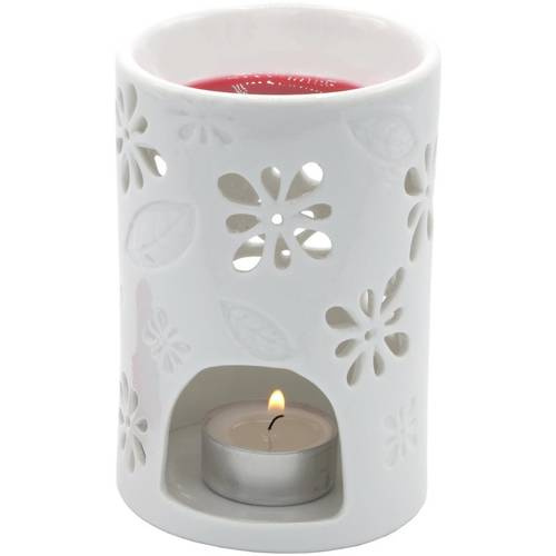 Geurbrander Nyl bloemen - Wit