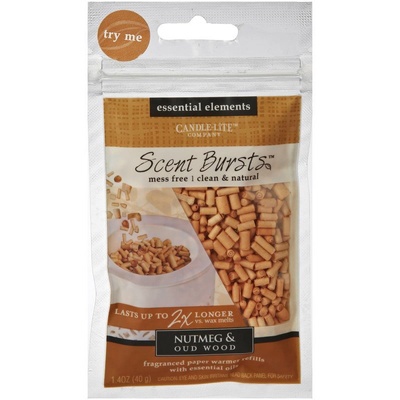 Papiers parfumés Scent Bursts Candle-lite Essential Elements - Nutmeg Oudwood