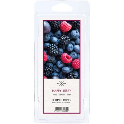 Wosk zapachowy sojowy - Happy Berry Purple River 50 g