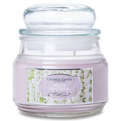 Colonial Candle medium scented Terrace jar candle 9 oz 255 g - White Wisteria